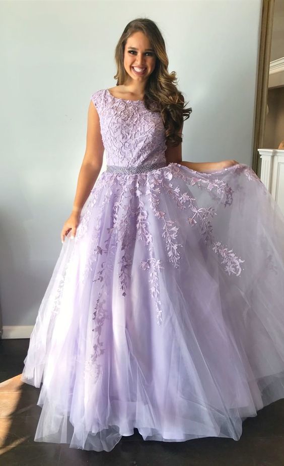 Purple Sexy Prom Dress,O-Neck Prom Dress,A-Line Prom Dress cg20643