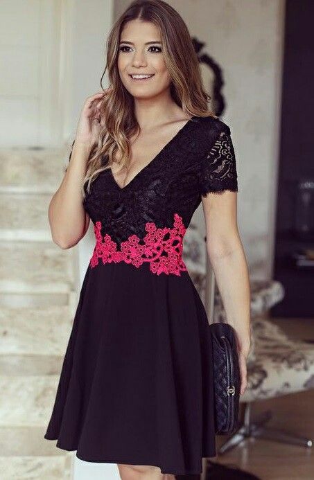 Custom-madeDance Dress , black homecoming dress cg3902