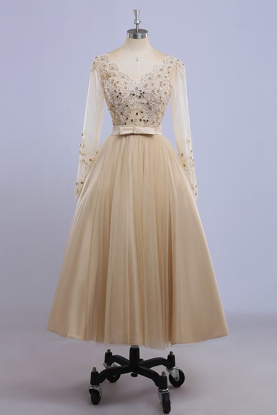 Elegant Long Sleeve Prom Dress,Cheap Prom Dresses cg8997