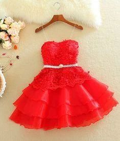Homecoming Dress,Red Homecoming Dresses,Cheap Homecoming Gowns cg9096