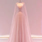 Romantic Pink Sweetheart Long Prom Dress,Pink Formal Gown     cg25120