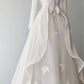 A line tulle long sleeves wedding dress bridal gown     cg25378