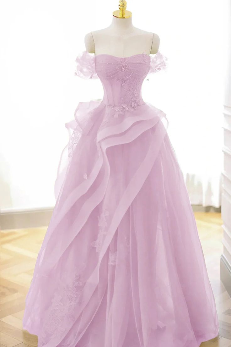 Tulle Lace Long Prom Dress     cg25027