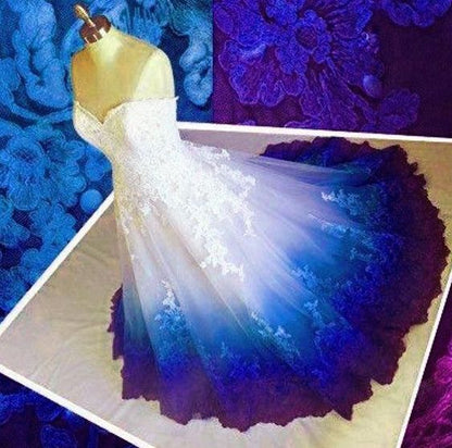 Popular Prom Dresses,Colored Prom Dress, Sweetheart Appliques Prom Dresses,Modern Wedding Dress  cg9196