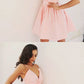 Charming Pink homecoming Dress, Sexy Sleeveless Cute Short Party Dress  cg1140