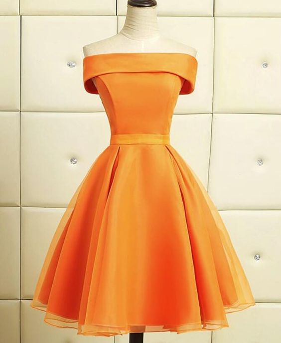 Lovely Organza Beautiful Knee Length Party Dress 2019, Short Homecoming Dresses cg1143