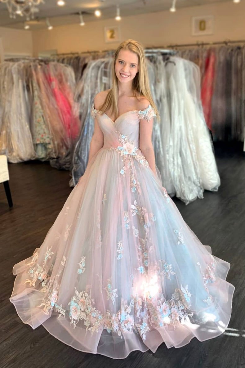 Elegant tulle lace sweetheart prom dress tulle lace formal dress   cg11437