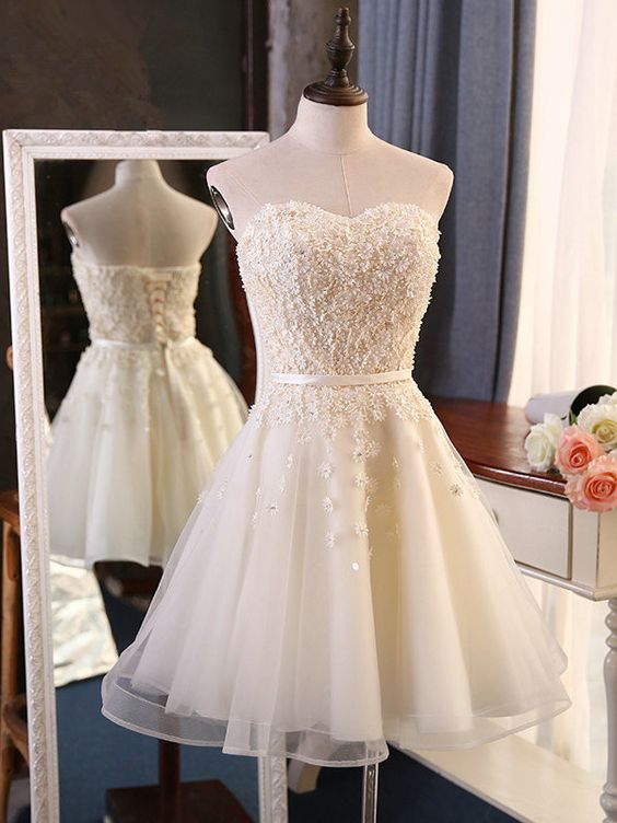 Sweetheart Homecoming Dresses,Homecoming Dress,Lace Up Homecoming Dresses    cg12894