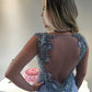 Backless Mermaid Prom Dress With Crystal Beading Long Formal Evening Gowns Party Dress    cg12915