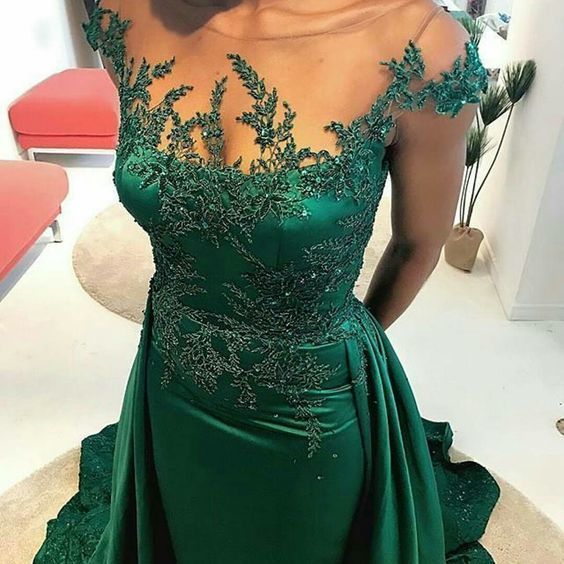 Lace Prom Dress,ApplIques Prom Dress Custom Special Occasion Evening Gowns and Formal Dresses   cg13383