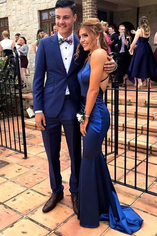 Mermaid Evening Dresses, Royal Blue Formal Dress Prom Dress   cg13979