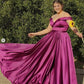 2021 Off Shoulder A-line Long Prom Dresses Fashion Formal Dress   cg14930