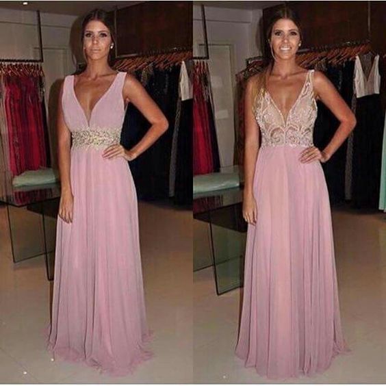 pink Prom Dress, Charming Prom Dress    cg15029