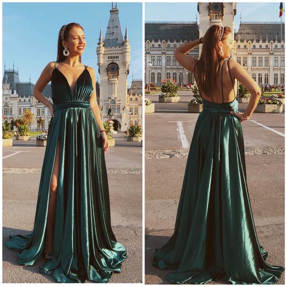 green Beautiful Prom Dresses    cg15109