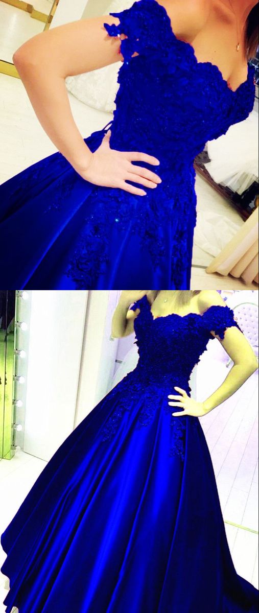 Princess Prom Dresses Lace Off Shoulder Ball Gown    cg15616