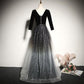 Beautiful Tulle With Velvet Long Sleeves Prom Dress, New Style Bridesmaid Dress   cg15748