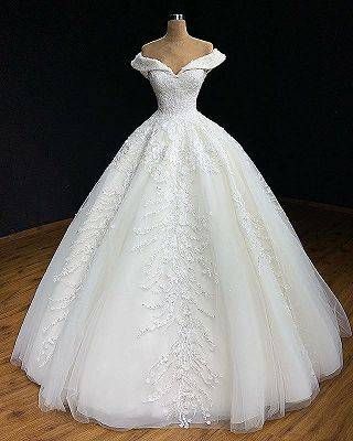 whaite Long Custom Evening Dress wedding dress     cg16711