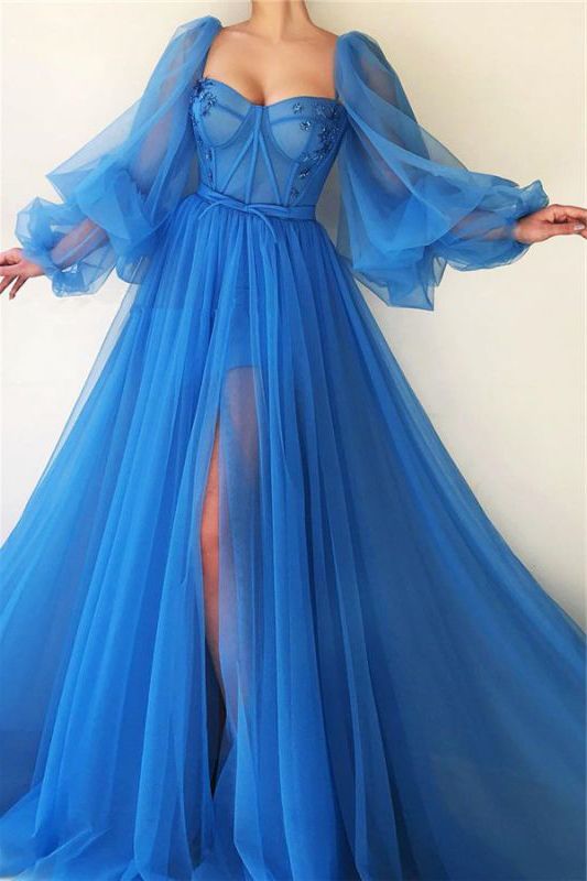 Tulle Long evening dress Prom Dress    cg17021