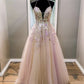 Stylish tulle lace long ball gown dress formal dress Prom Dress    cg19312