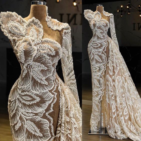 Elegant Long Tulle lace fashion Prom Evening Dress   cg19438
