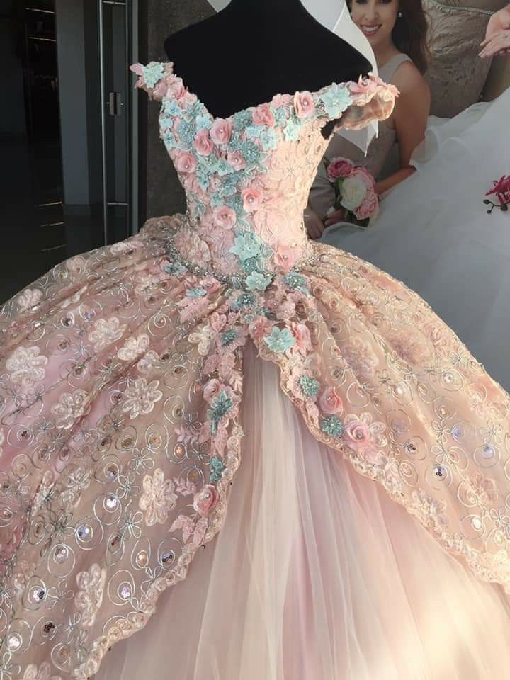 A line pink long ball gown evening dress Prom Dresses   cg19632