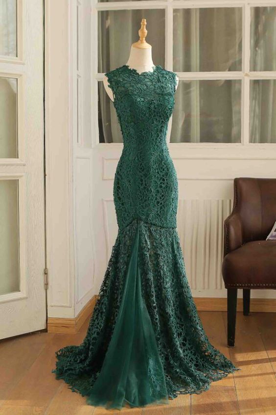 green Custom evening Dress Prom Dress    cg20069