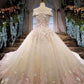 Gorgeous Wedding Dresses Lace Up Off The Shoulder With Appliques And Handmade Flowers prom dress    cg20103