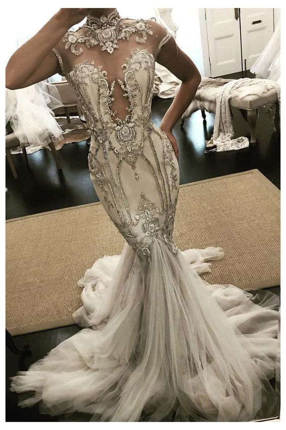 Sexy Evening Gown With Train Prom Dress     cg20315