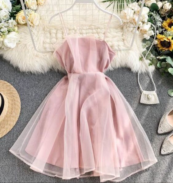 Strap High Waist Sleeveless Mini Elegant Homecoming Dress    cg20357