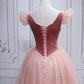 Princess Pink Party prom Dress with Velvet Bodice    cg20608