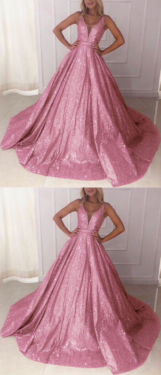 blush pink sparkly ball gown prom quinceanera dresses for sweet 16    cg20655