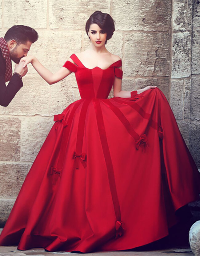 Red Prom Dresses Evening Gowns     cg21096