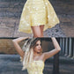 Yellow Strapless Appliques Homecoming Dresses,Short Cocktail Dresses cg2123