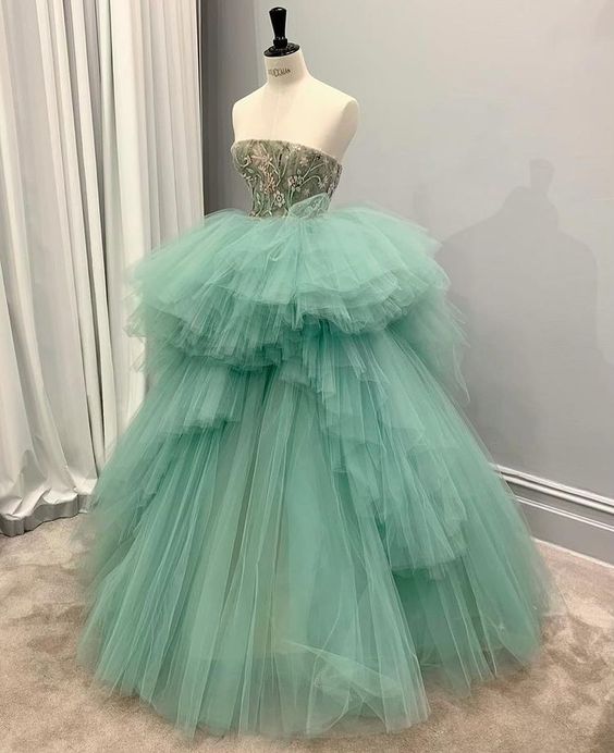 Green Prom Dresses, Evening Party Dresses    cg21232