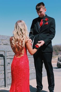 elegant mermaid red long prom dress with train   cg21459