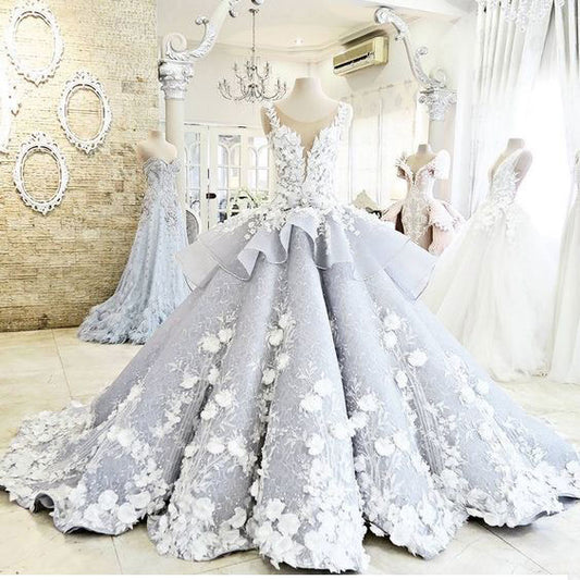 High Quality Light Blue Ball Gown Birthday Dress Quinceanera Dress Special Dress Prom Gown Party Dress   cg21563