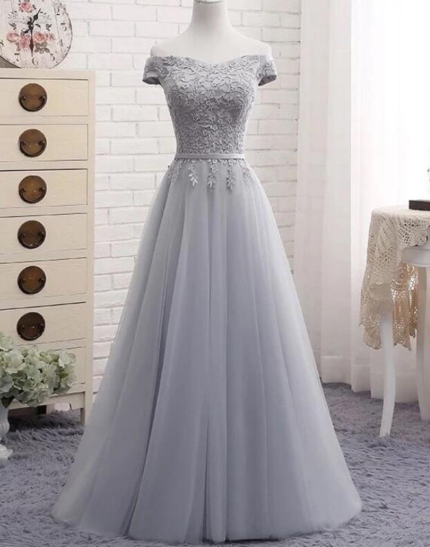 Lovely Simple Sweetheart Off Shoulder Long Party prom Dress, A-Line Floor Length Bridesmaid Dress   cg21792