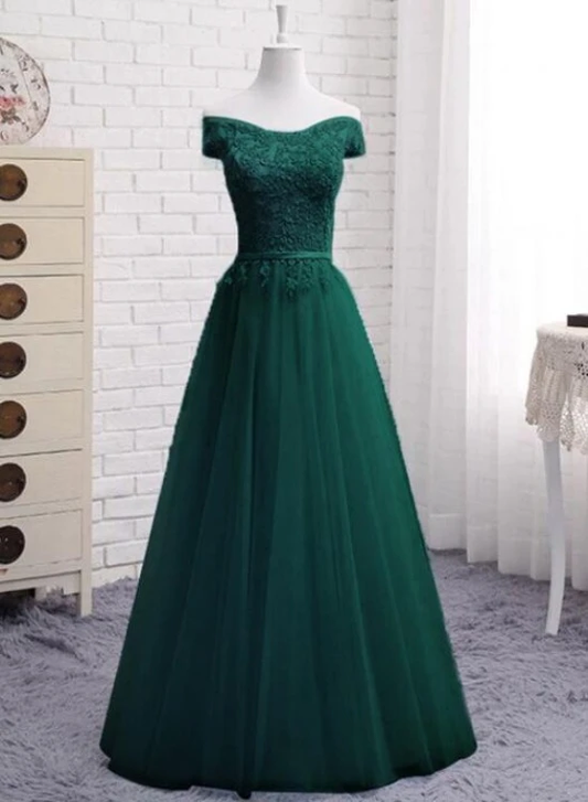 Lovely Simple Sweetheart Off Shoulder Long Party prom Dress, A-Line Floor Length Bridesmaid Dress   cg21792