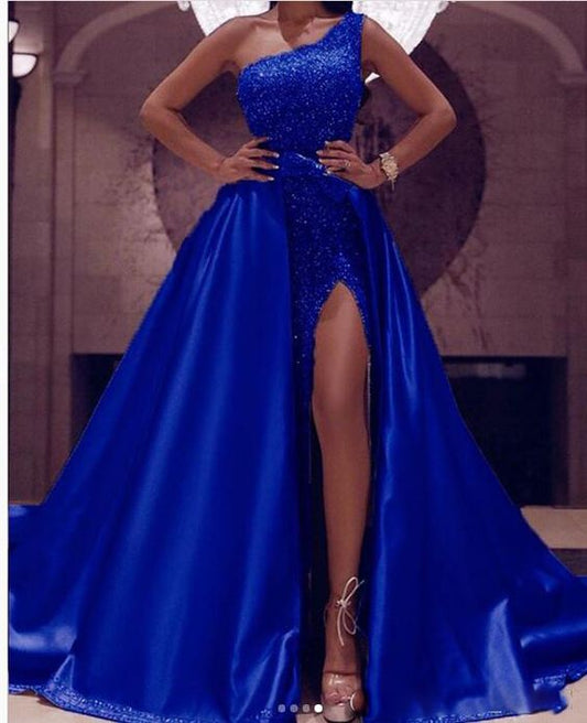 sequin formal prom gown    cg21883