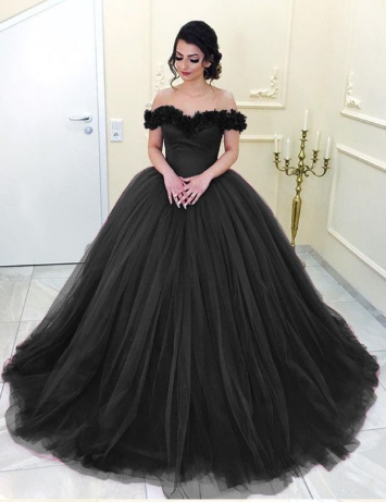 Tulle Ball Gown off shoulder prom quinceanera dresses cg2209