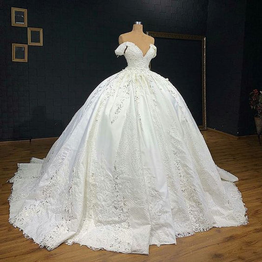 white long wedding dress bridal gowns Prom Dress    cg22449