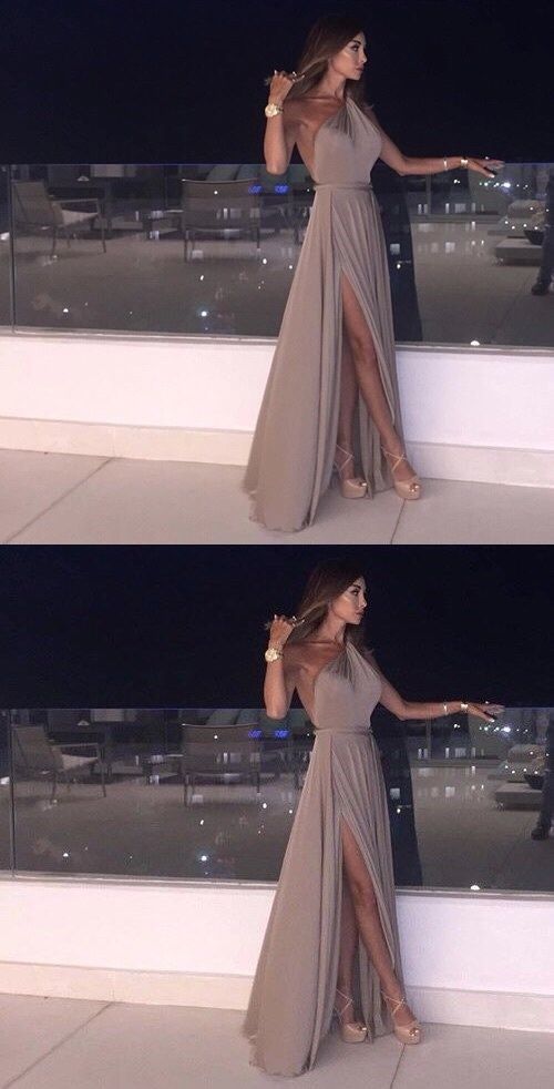 Sleeveless Backless Prom Dresses Floor length Grace Formal Occasion Dress  cg2369