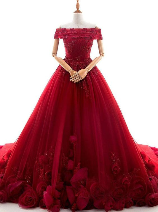 Dark Red Appliques Formal Gown Women Evening Dress prom gown         cg24779