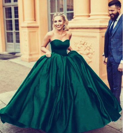 dark green prom dresses ball gown cg2830