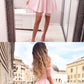 Off The Shoulder Pink Homecoming Dresses, Elegant Hoco Dresses For Freshmen cg300