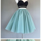 Two Pieces A-line Spaghetti Straps Short homecoming dress cg3402