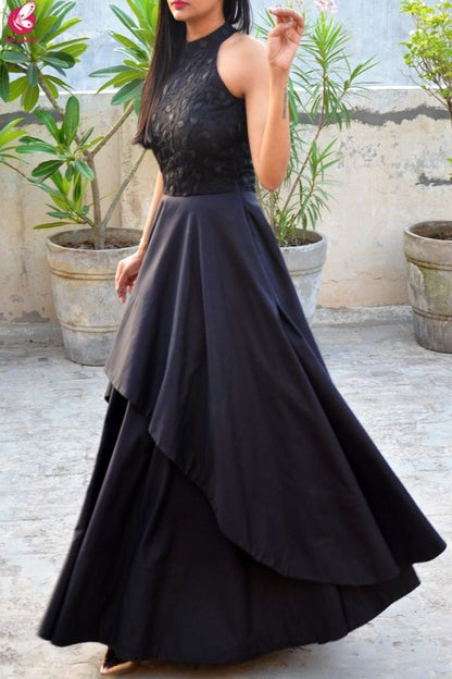 2019 Popular black Long Prom Dress Sexy Evening Party Dress cg3591