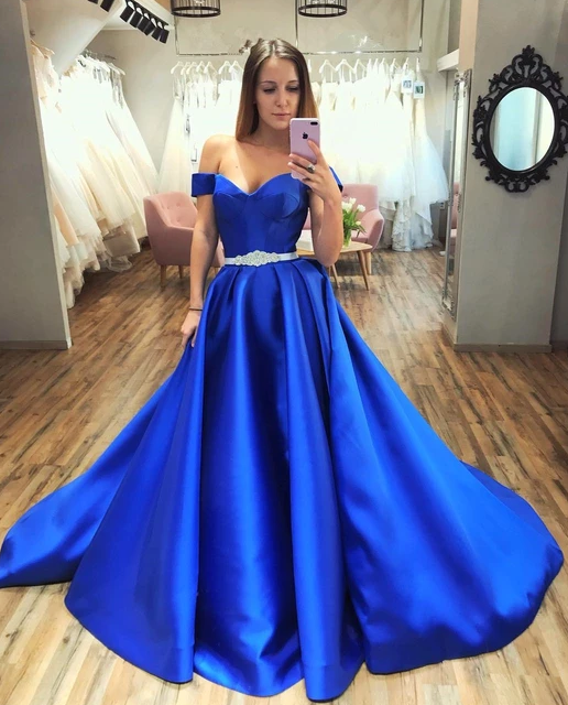 ROYAL BLUE PROM DRESSES, LONG PROM DRESS, PROM DRESS EVENING GOWN cg4864