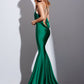 Sexy Green Mermaid Prom Dresses 2020 New Popular Silk Like Satin Prom Party Gowns cg5401