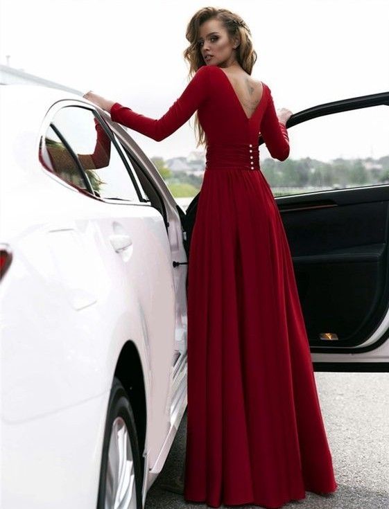 2020 Burgundy Prom Dress, Long Prom Dress, A Line Simple Prom Dress cg6701